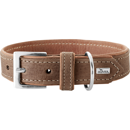 Hunter - Dog Collar Porto Tobacco/Cognac 40 - Neck 29-35cm - Hund - Halsbånd - ZOO.no
