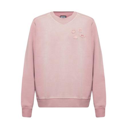 Diesel S-Manny sweatshirt Pink, Dame Sweatshirts