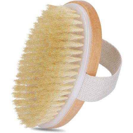 Tørbørstning Kropsbørste, Stive Naturlige Børstehår Tør Kropsbørste DXGHC