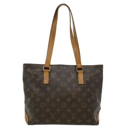 Louis Vuitton Vintage, Pre-owned Cabas Piano Monogram Tote Bag Bruin, Dames, Maat:ONE Size,Canvas