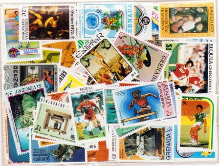 Grenada-Grenadines, Bequia - 330 forskellige - Postfrisk