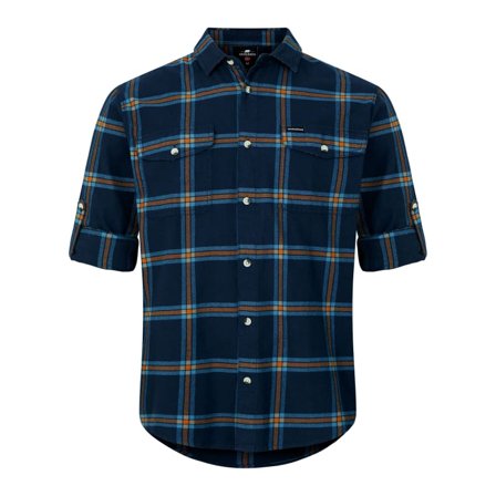 Gridarmor Grimo LS Flannel Shirt Men Men long-sleeved shirts Blue S