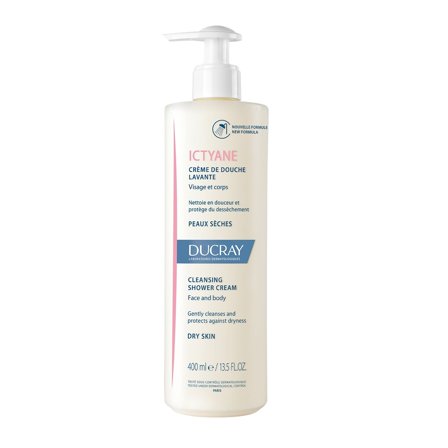 Ducray Crema doccia detergente 400ml - Crema detergente viso