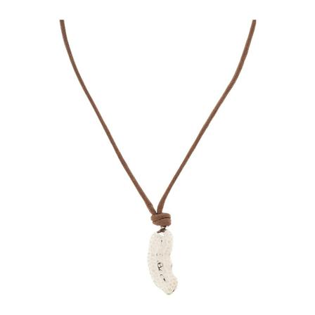 MM6 Maison Margiela, Necklaces Bruin, Dames, Maat:ONE Size,Katoen