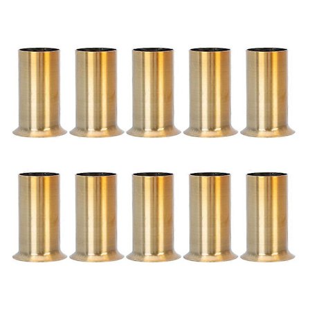 10 stk. Lyspæresokkel Lysekrone Lysmansjetter Lysmansjetter Krystalllysekrone Deler Lysdryppdeksel