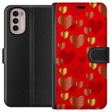 Yhteensopiva Lompakkokotelo Motorola Motorola Moto G41 GoldenHearts