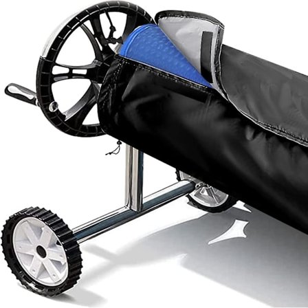 Solskydd för poolrulle, skyddande överdrag för solrulle, solskydd för pooltäckning, skydd för pooltäckning för ovanjordiska och ingroundpooler