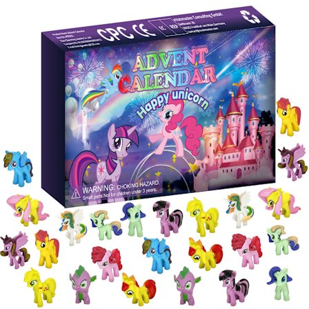 Julekalender My Little Pony Figur Blind Box Julekalender 24 Dages Nedtælling Blind Box