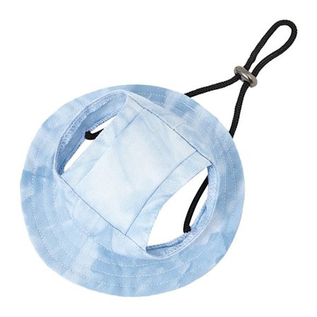 Hundesolhat Justerbar Hund Udendørs Sport UV-beskyttelse Hat kasket qd bedst Lyseblå M