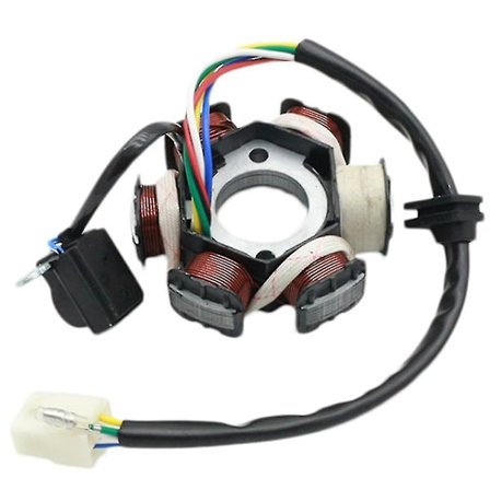 6 Spolar 5 Ledare 50cc 110cc 125cc 150cc Scooter Moped Cykel Atv Quad Magneto Stator