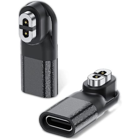 [Dobbeltpak] USB-C Adapter Oplader Konverter til Aftershokz Hovedtelefoner Oplader, Kompatibel med Shokz Aeropex, Openrun, Openrun Pro, Openrun Mini, 