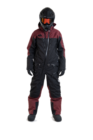 Anzug Jethwear The One V2 (2025) Schale Schwarz/Weinrot XL