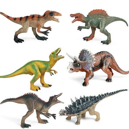 Dinosaur Toys Set 6 Pack Realistic Figures Toddler Toys For Kids 3-7