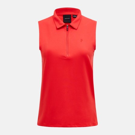 Peak Performance - Comfort Zip Sleeveless Polo Women