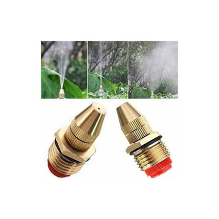 2-pak 1/2 (DN15) messingdyse justerbare haveslangekoblinger