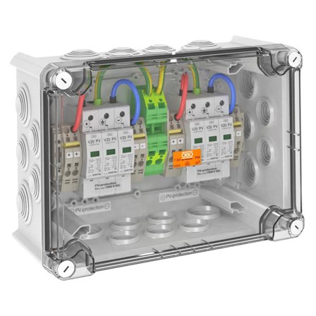 Obo Bettermann 5088568 Solcellebeskyttelse for 2 strenger, Stikkontakter & kabler