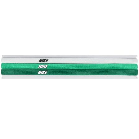 Nike - Grön headband Beanie - 3 Pack Elastic 2.0 Green/White Headbands @ Hatstore