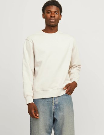 Jack & Jones Jjeurban Edge Sweat Crew Neck Noos - Cream - L