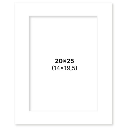 Pen Store Passepartout Vit 20x25 cm