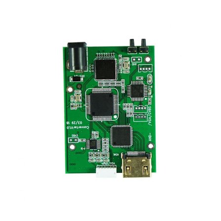 Ahd41 4-i-1 Hd Video Signal Convertor Board Ahd Tvi Cvi Cvbs Signal Til -kompatibel Vga Cvbs Signal