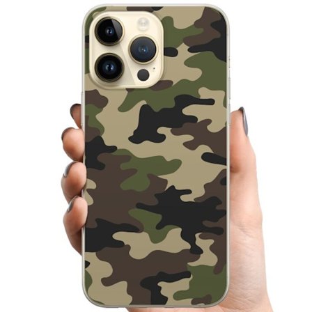 Yhteensopiva Puhelinkuori Apple iPhone 14 Pro Max Metsä camo