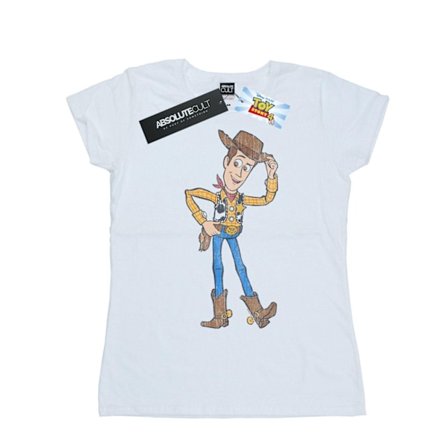 Disney Dam/Dam Toy Story 4 Sheriff Woody Pose Bomull T-shirt