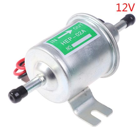 HEP-02A NY UNIVERSAL 12V ELEKTRISK BRÄNSLEPUMP för förgasare Guld 12V