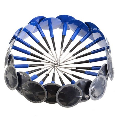 24 stk 36 mm bildekk reparasjonssett for kjøretøy Tubeless lappdekk