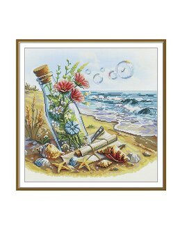 Broderikit Billede Havets skatte - Nova Sloboda