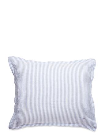 Linen Pillowcase Home Textiles Bedtextiles Pillow Cases Blå GANT*Betinget Tilbud