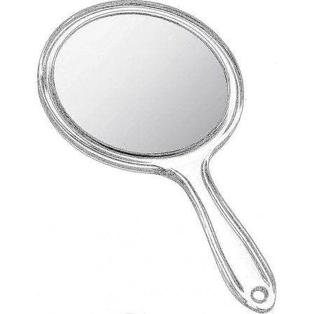 Håndspeil Dobbeltsidig Håndholdt Speil 1x/2x Forstørrelsesspeil