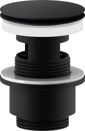 FM Mattsson S600142.12 Bottenventil mattsvart, Badrum