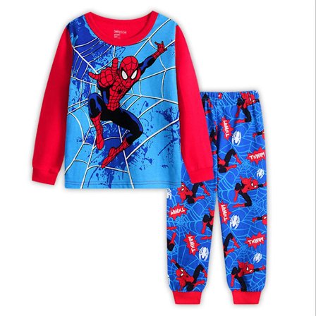 3-7 år Spiderman Pyjamas Set Nattdrakt Superhelt