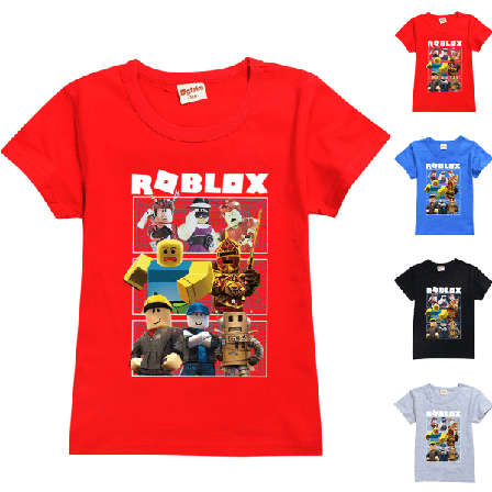 Roblox Boy T-shirt Kortärmad Top Sommar Casual Loungewear