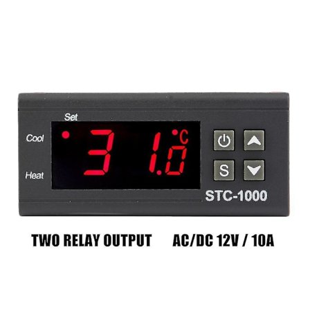 Digital Temperaturregulator Termostat To Reléutganger