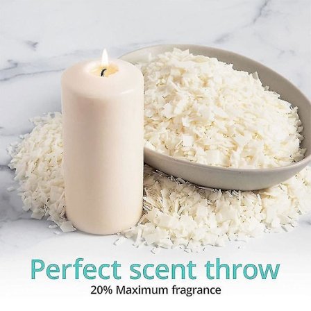 100g/500g/1kg Vax för Ljus Tillverkning Vita Bivaxpellets Sojavaxpastiller för DIY Ljustillverkning Naturligt Sojabönvax Tillverkning soy wax 1000...