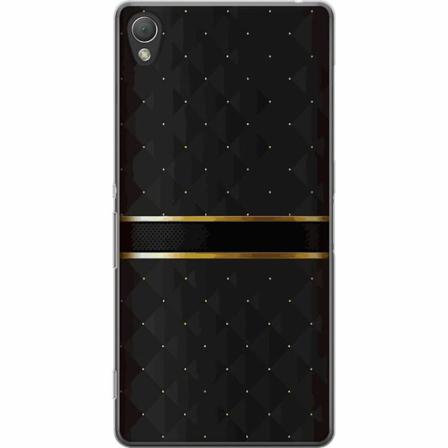 Sony Xperia Z3 Genomskinligt Skal Golden Stripes