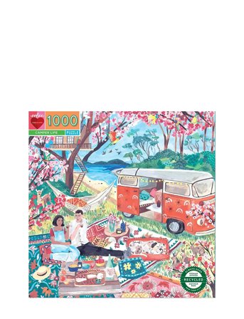 Eeboo Puzzle 1000 Pcs - Camper Life - Multi/patterned - ONE SIZE