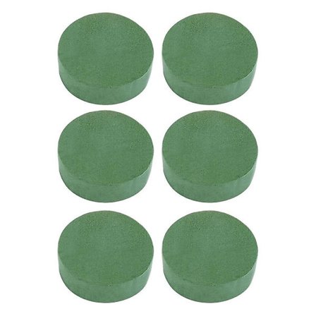 6 stk. Runde Blomsterskumblokke, 16 cm Tørt Blomsterskum Til Kunstige Blomster, Håndværksprojekt, Bryllup