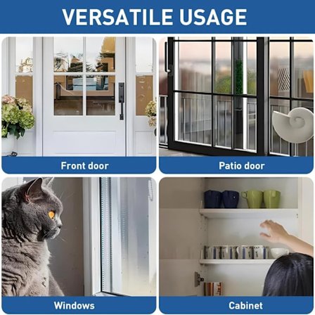 Skydedørsforsegling - grå, selvklæbende, støvtæt, vandtæt, støjreducerende, fleksibel, egnet til hoveddøre, terrassedøre, vinduer, skabe