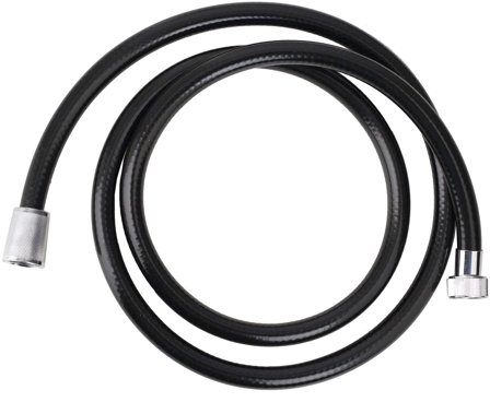 Arrow 27702 Dusjslange 1,5 m, svart, Baderom