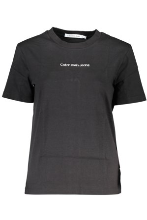 Calvin Klein T-shirt Maniche Corte Donna Nero