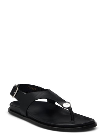 ALOHAS Harbor Leather Sandals - Black - 36