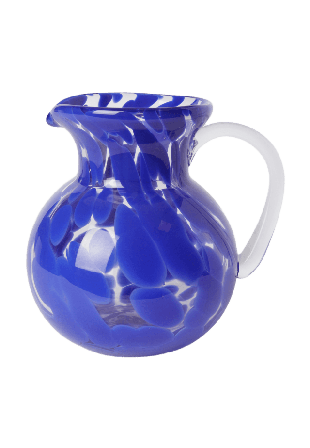 Åhléns Home Glaskanna MIRA 1,5 L Serveringstillbehör Blå ONESIZE