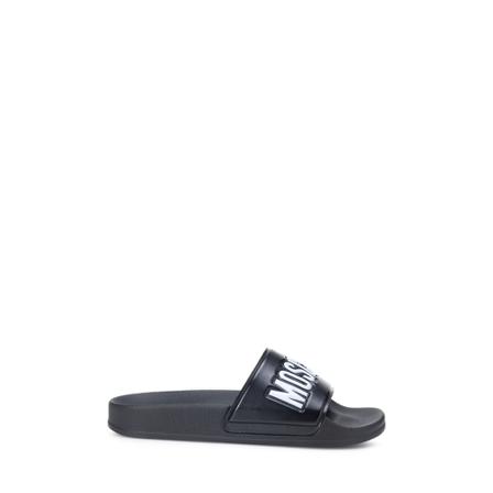 Moschino, Flip Flops Zwart, Dames, Maat:41 EU
