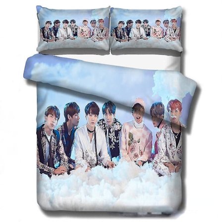 Wish Bts Stor Kollektion Sängkläder Fyrdelat Hemtextil Täcke Örngott Q