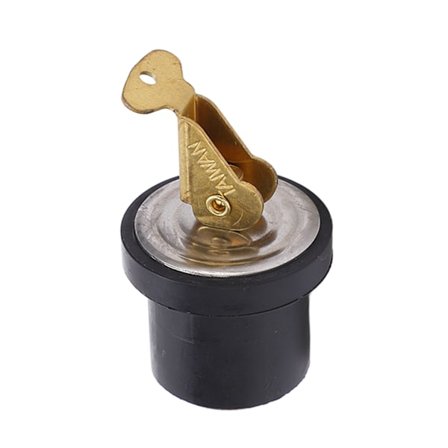 19mm Kompresjonsdreneringsplugg Messingskrue Type Gummipakning Båt Yacht Marine Tilbehør 0.875in Diameter