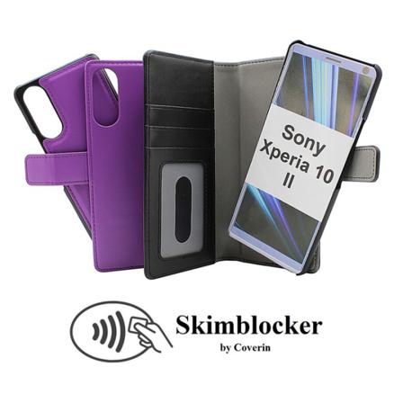 Skimblocker Magnet Wallet Sony Xperia 10 Ii (xq-au51/au52) Svart