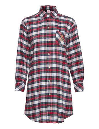 Lrl L/S His Shirt Sleepshirt Patterned Lauren Ralph Lauren Homewear