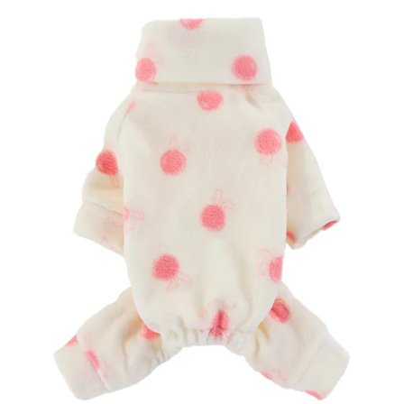 QD-Igelkott Termiska Vinterkläder för Husdjur Hundpyjamas Katt Onesies Jumpsuits Tjock Sammet